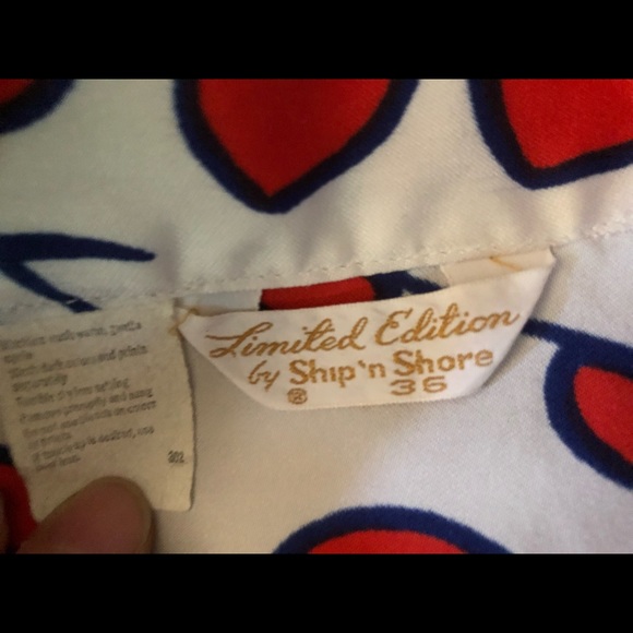 Vintage 1960s Ship’n Shore ltd ed Blouse Top size 36 M L Excellent Condition! - Picture 9 of 9